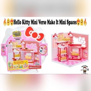 Hello Kitty Mini Verse Make It Mini Spaces Playset